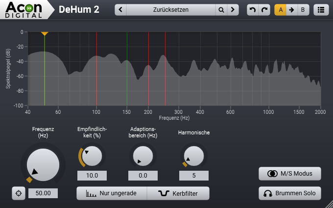 DIUS X ACOUSTICA Screen
