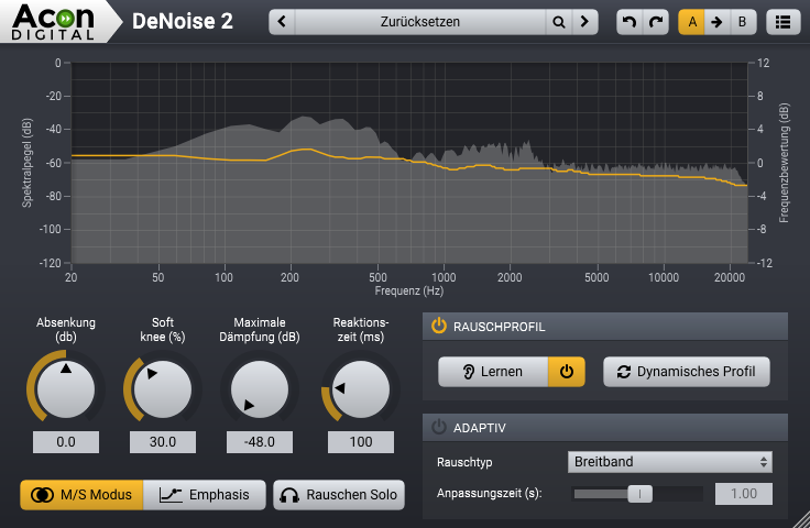 DIUS X ACOUSTICA Screen